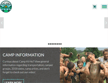 Tablet Screenshot of camphiho.com
